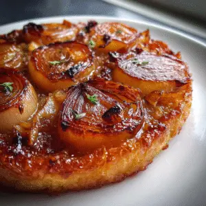 Caramelized Onion & Garlic Tarte Tatin 3 Caramelized Onion & Garlic Tarte Tatin