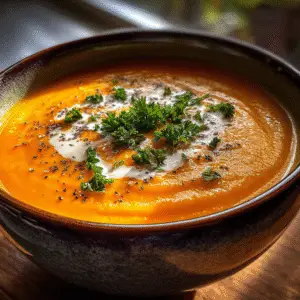 Carrot & Ginger Soup 2 Carrot & Ginger Soup