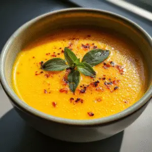 Carrot & Ginger Soup 3 Carrot & Ginger Soup