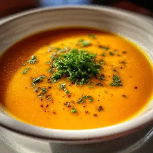 Carrot & Ginger Soup 4 Carrot & Ginger Soup