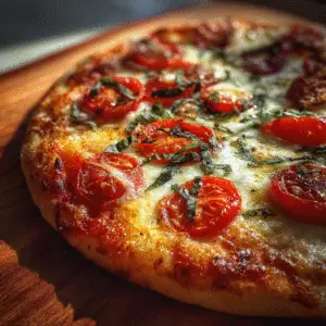 Spring Vegetable Margherita Pizza