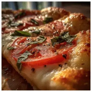 Spring Vegetable Margherita Pizza