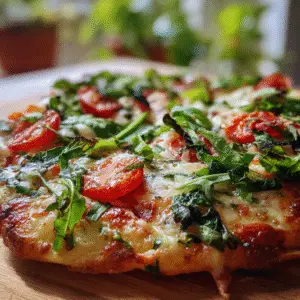 Spring Vegetable Margherita Pizza