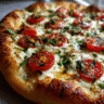 Spring Vegetable Margherita Pizza