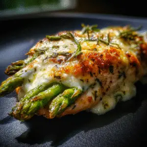Asparagus & Cheese Stuffed Chicken Breast 4 Asparagus & Cheese Stuffed Chicken Breast