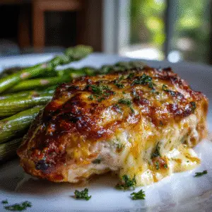 Asparagus & Cheese Stuffed Chicken Breast 2 Asparagus & Cheese Stuffed Chicken Breast