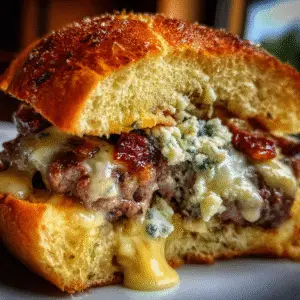 Blue Cheese Smash Burger 2 Blue Cheese Smash Burger