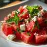 Watermelon Feta Mint Salad
