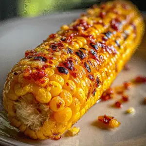 Grilled Corn with Chili Butter