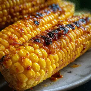 Grilled Corn with Chili Butter