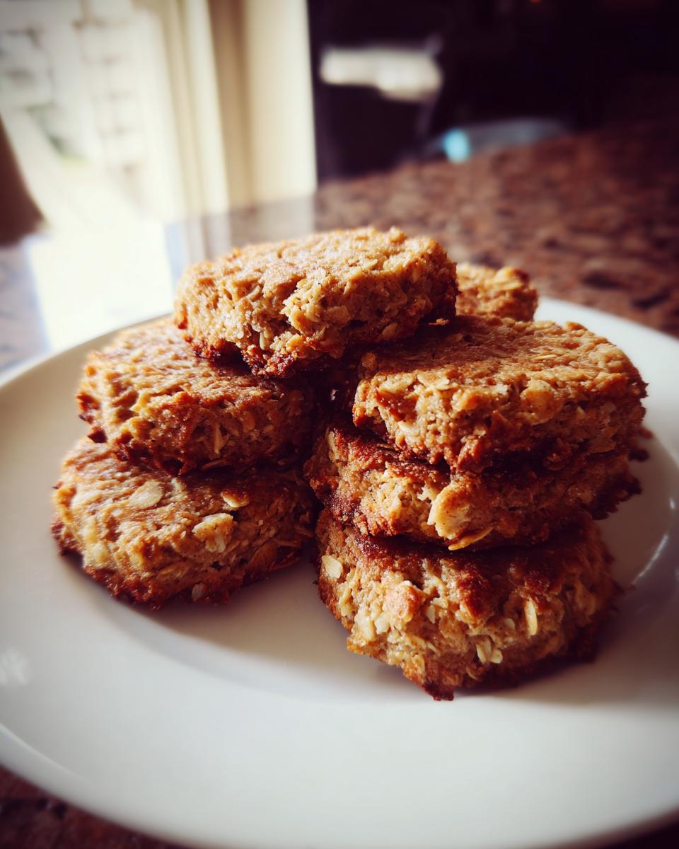 Tuna & Oat Cat Crunchies: Irresistible 15-Min Treat 10 Pile of homemade Tuna & Oat Cat Crunchies on a white plate, ready to be enjoyed.
