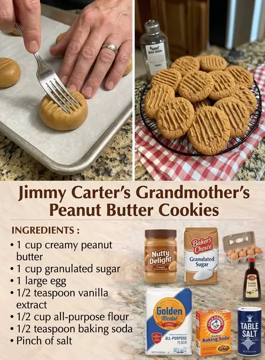 Jimmy Carter’s Grandmother’s Peanut Butter Cookies