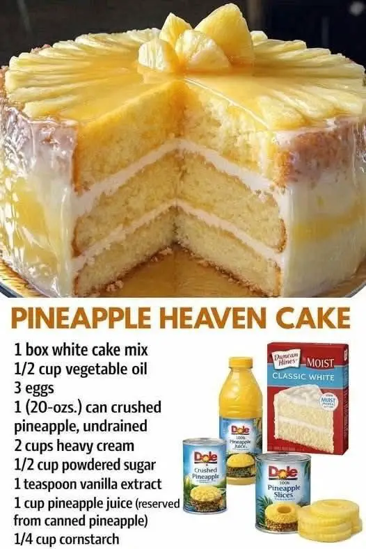 Pineapple Heaven Cake