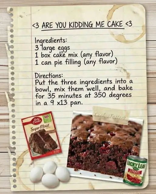 They said this cake couldn’t be that easy.