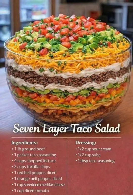 Seven Layer Taco Salad