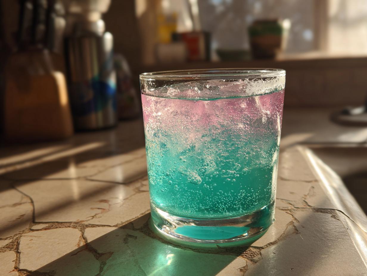 12 Big-Batch Cocktails: Masterful Make-Ahead Drinks 1 A refreshing cocktail with blue and pink layers, perfect for big-batch cocktails.