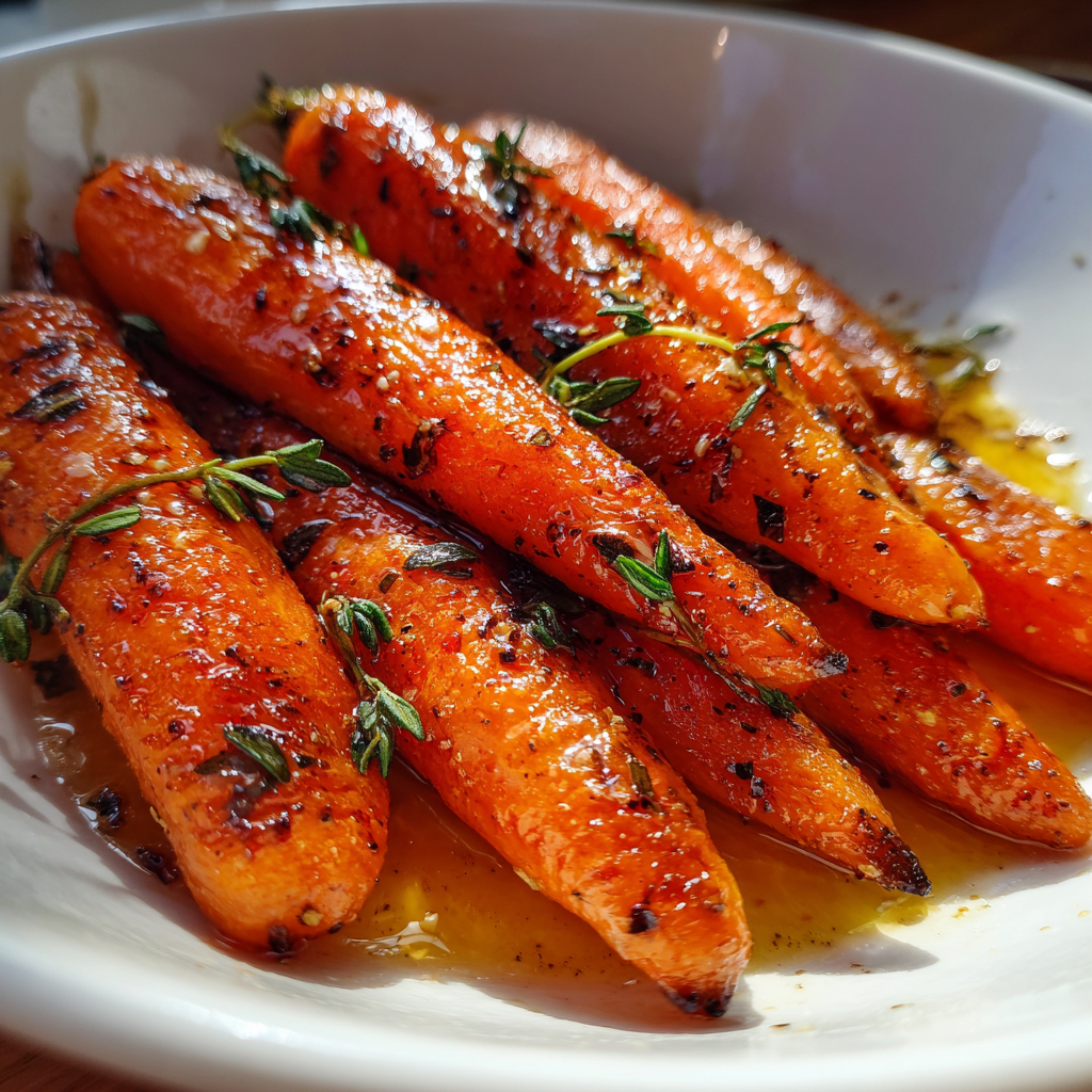 Honey Glazed Carrots with Thyme