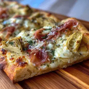 Artichoke & Prosciutto Flatbread 3 Artichoke & Prosciutto Flatbread