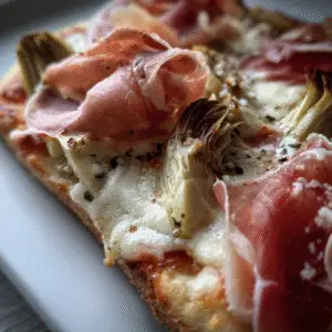 Artichoke & Prosciutto Flatbread 4 Artichoke & Prosciutto Flatbread