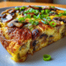 Spring Onion & Mushroom Frittata