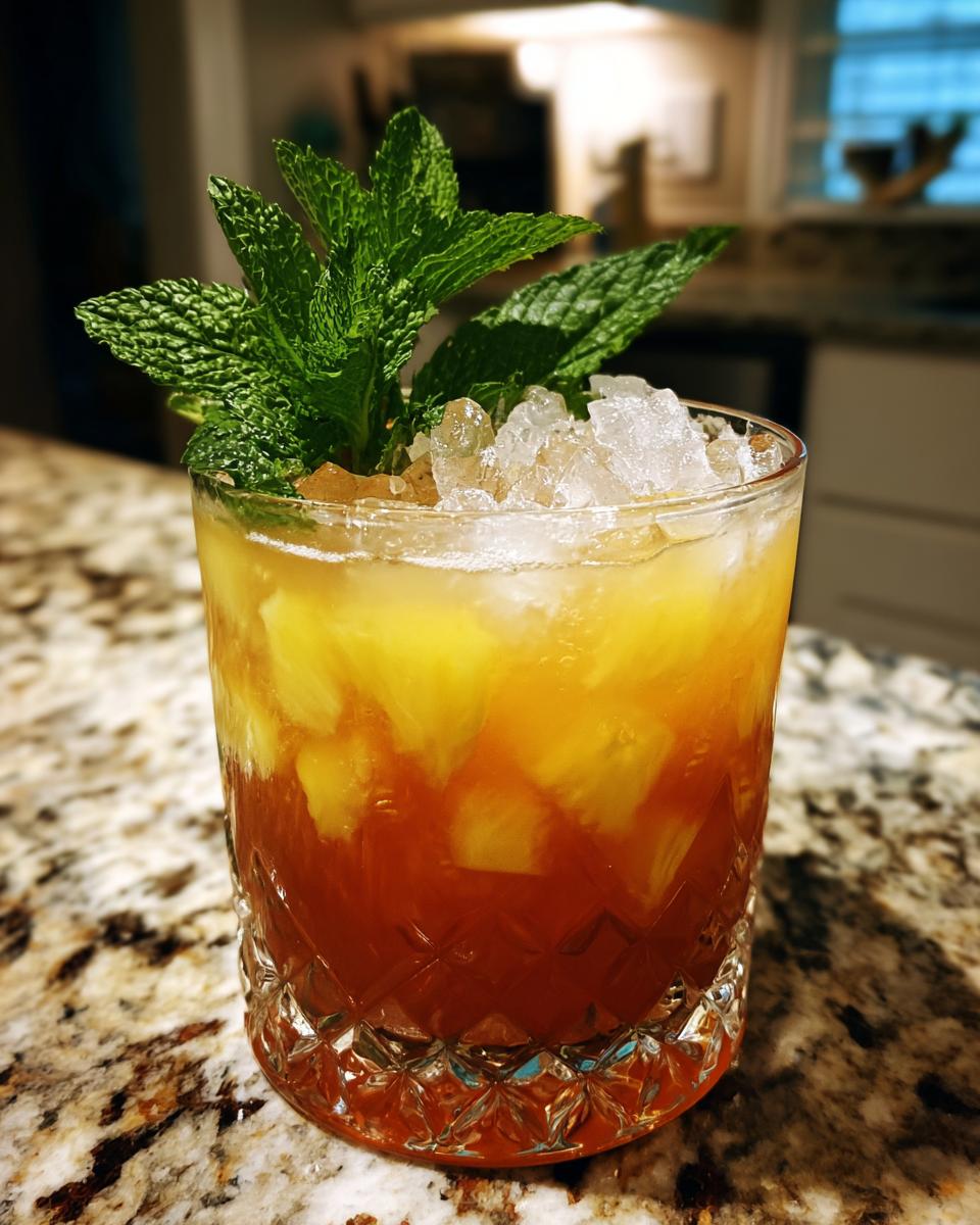 Amazing Summer Cocktails Anyone Can Mix 5 A colorful Summer Cocktail with ice and mint, perfect for Summer Cocktails That Anyone Can Mix Up at Home.